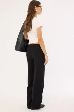 Marcia Mid Rise Pant Black