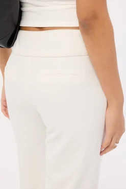 Marcia Mid Rise Pant White