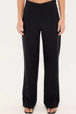 Margaux High Rise Pants Black