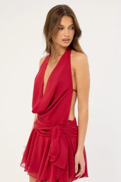 Maria Mini Dress Red