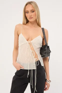 Mariah Cami Porcelain Polka