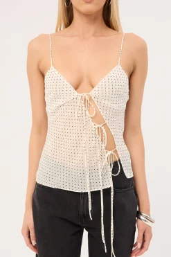 Mariah Cami Porcelain Polka