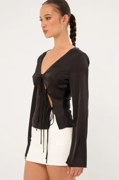 Mariah Long Sleeve Onyx