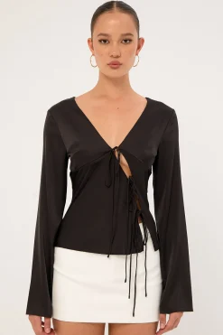 Mariah Long Sleeve Onyx