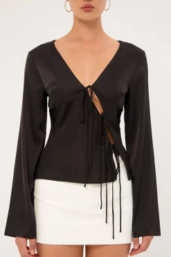 Mariah Long Sleeve Onyx