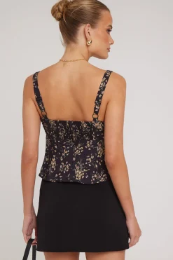 Marigold Melody Cami Top Floral Print