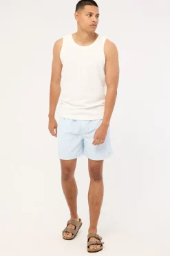 Marine Swim Short Blue/White Stripe