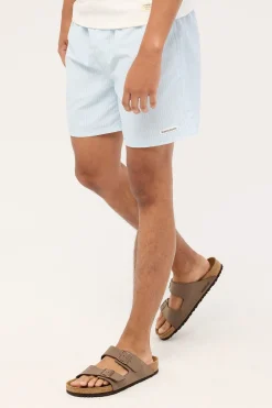 Marine Swim Short Blue/White Stripe