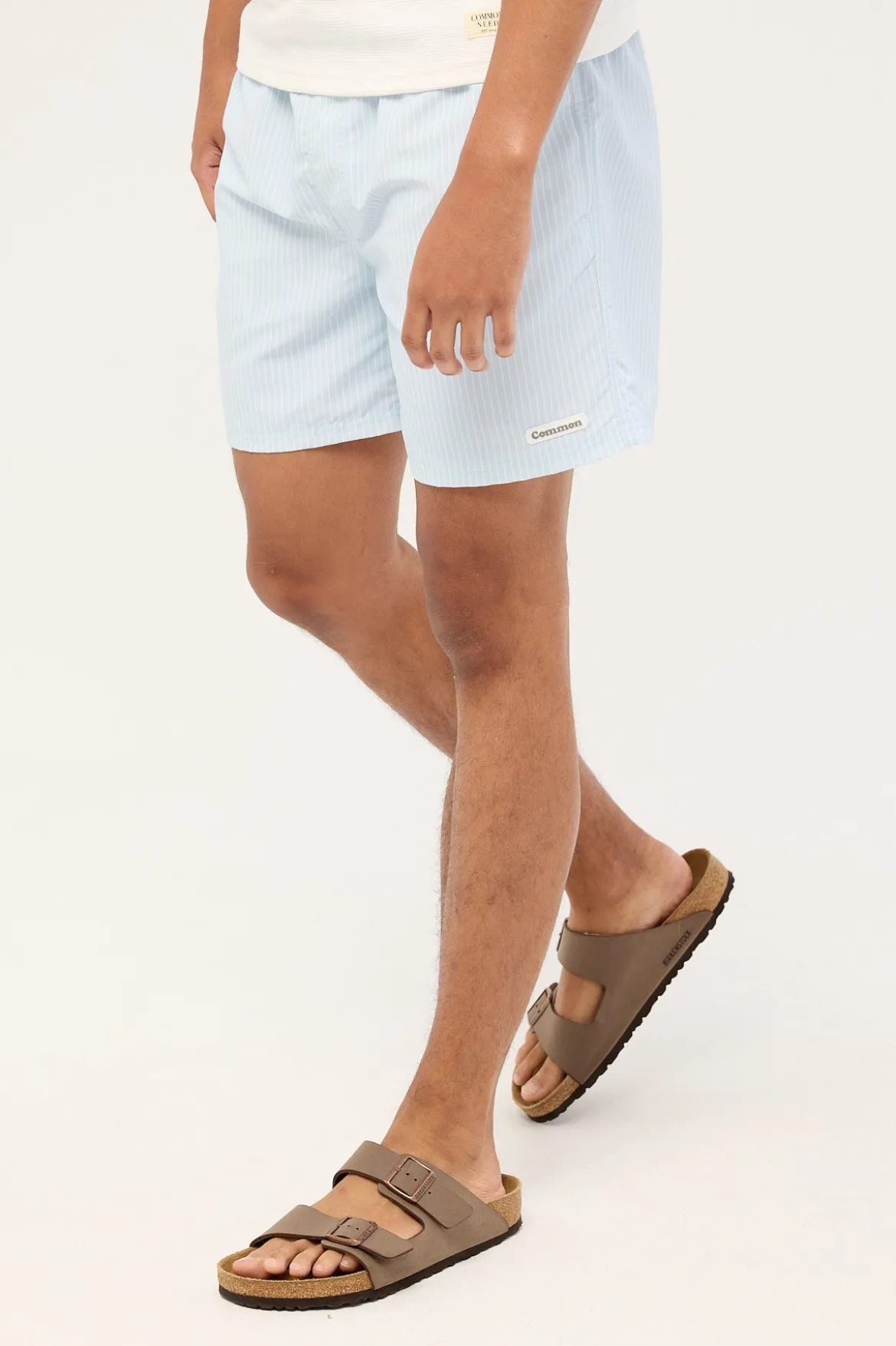 Marine Swim Short Blue/White Stripe
