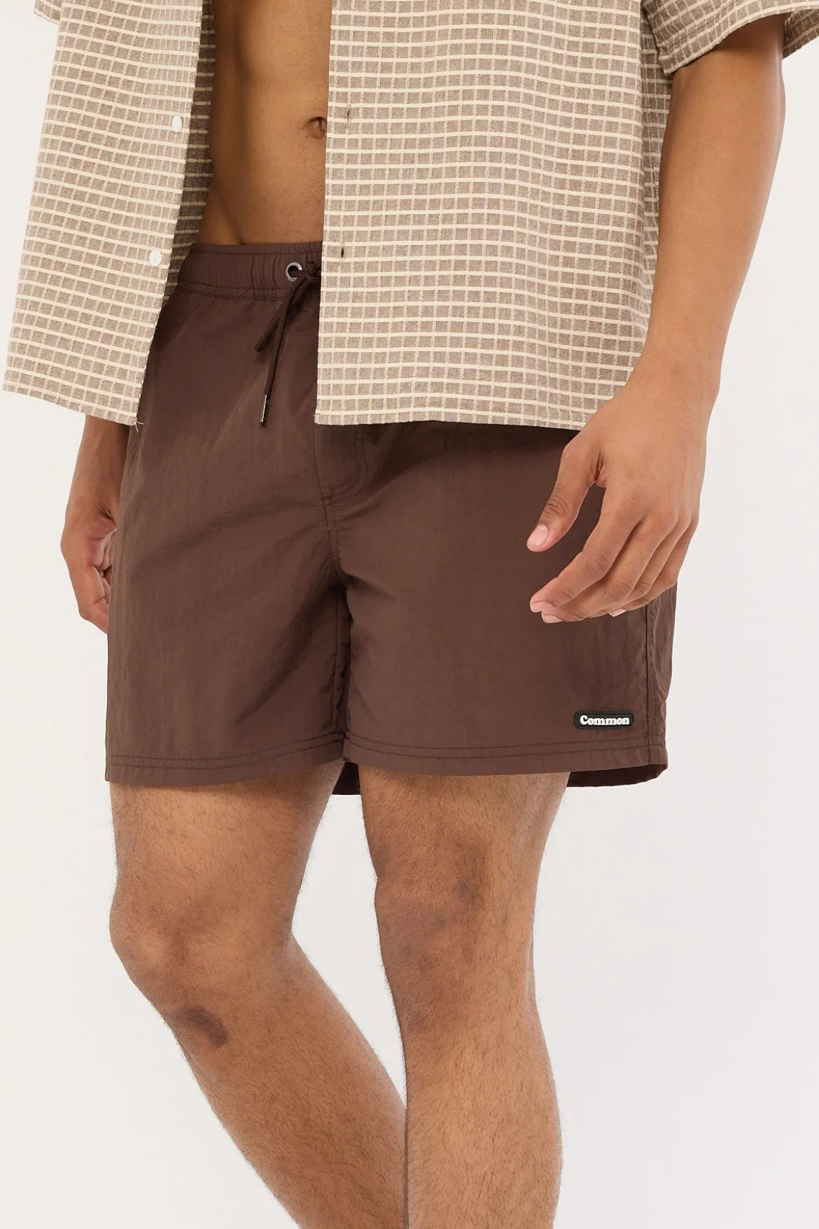 Marine Swim Short Choc Brown