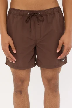 Marine Swim Short Choc Brown