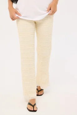 Marisole Mid Rise Pant Cream
