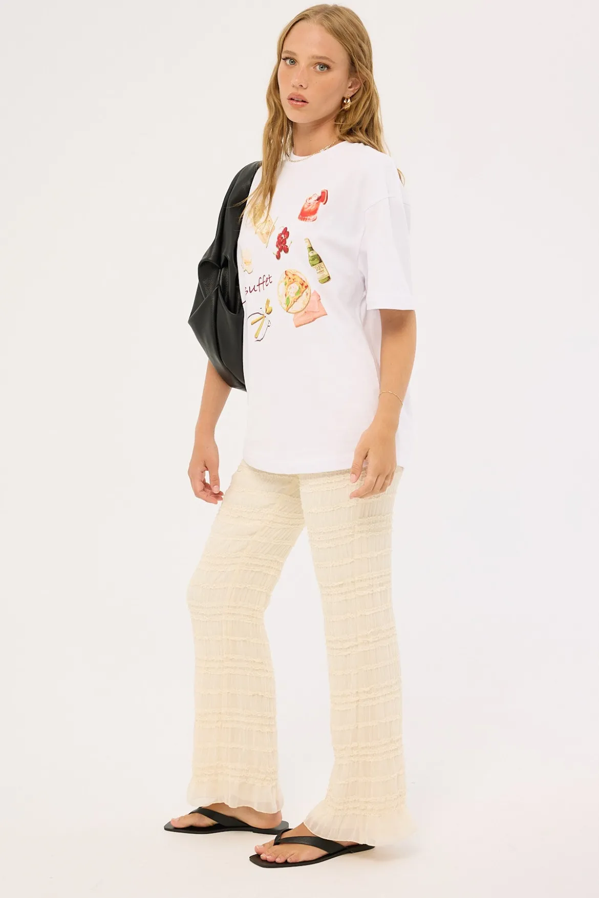 Marisole Mid Rise Pant Cream