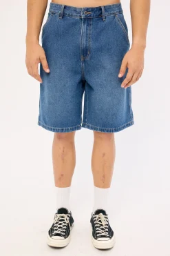 Mark Denim Work Short Faded Blue