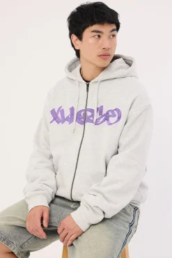 Mark Zip Thru Hood Snow Marle