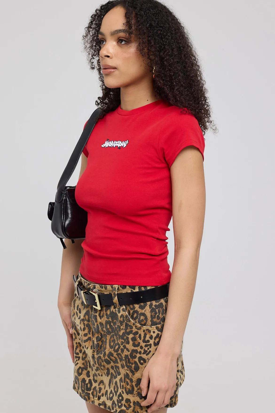 Marker Baby Tee Red