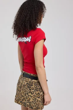 Marker Baby Tee Red