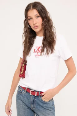 Martini Shrunken Tee Optic White