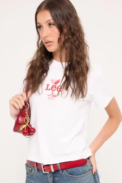 Martini Shrunken Tee Optic White