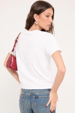 Martini Shrunken Tee Optic White
