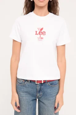 Martini Shrunken Tee Optic White