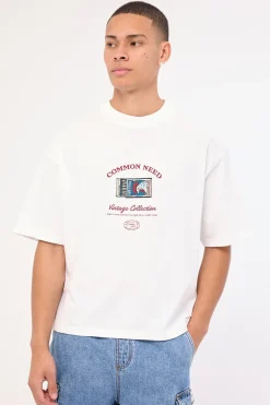 Matchbox Cropped Heavyweight Easy Tee White