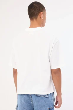 Matchbox Cropped Heavyweight Easy Tee White