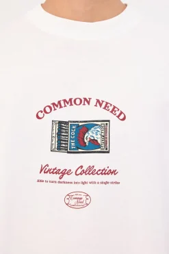 Matchbox Cropped Heavyweight Easy Tee White