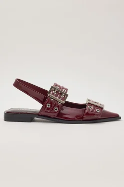 Matilda Patent Sandal Cherry