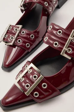 Matilda Patent Sandal Cherry