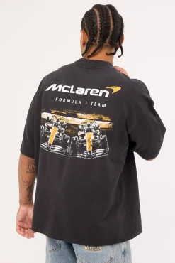 McLaren 1963 Boxy Tee Faded Black