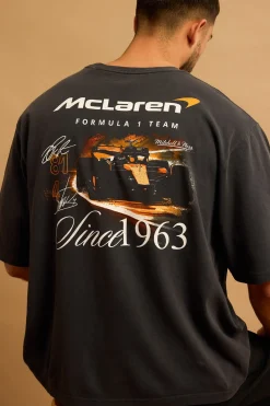 McLaren Apex Boxy Tee Faded Slate Faded Slate