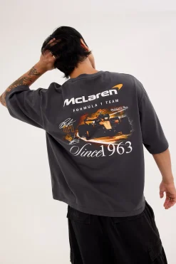 McLaren Apex Boxy Tee Faded Slate Faded Slate