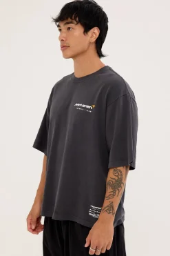 McLaren Apex Boxy Tee Faded Slate Faded Slate