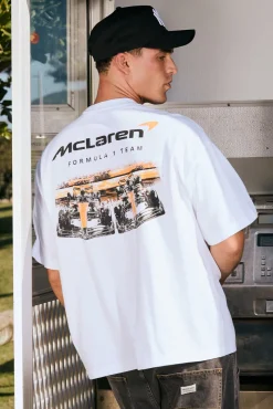 Mclaren Apex Boxy Tee White