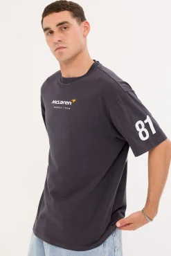 McLaren Driver Teammates Tee Washed Black