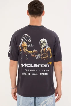 McLaren Driver Teammates Tee Washed Black