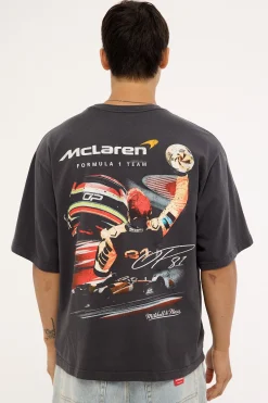 McLaren Piastri Signature Boxy Tee Washed Black