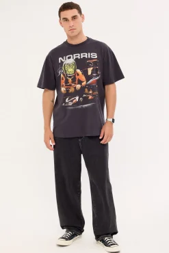 McLaren Signature Tee Washed Black