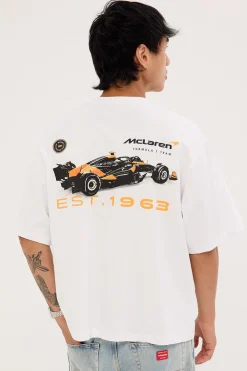 McLaren Tailgate Boxy Tee White