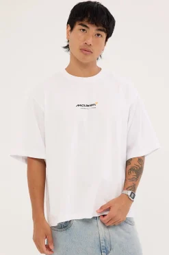 McLaren Tailgate Boxy Tee White
