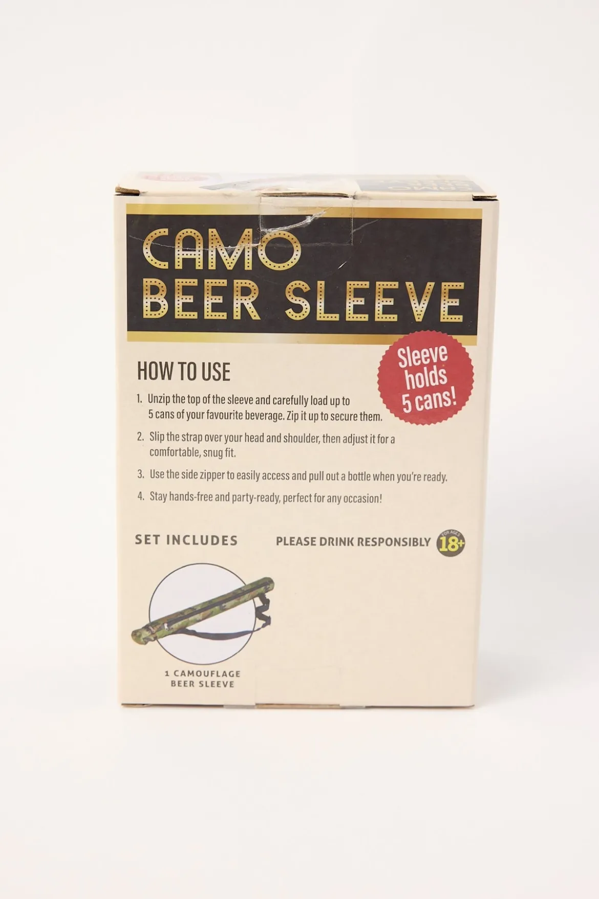 Mdi Camo Beer Sleeve Multi