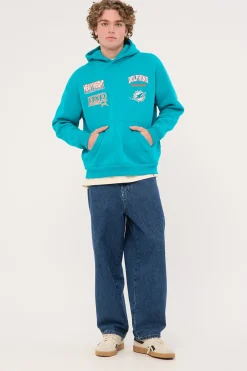 M-Dolphins Surround Hoodie Aqua