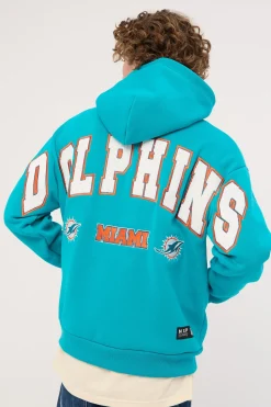 M-Dolphins Surround Hoodie Aqua