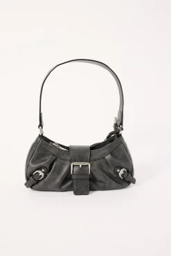 Memento Metal Keyring Bag Charcoal