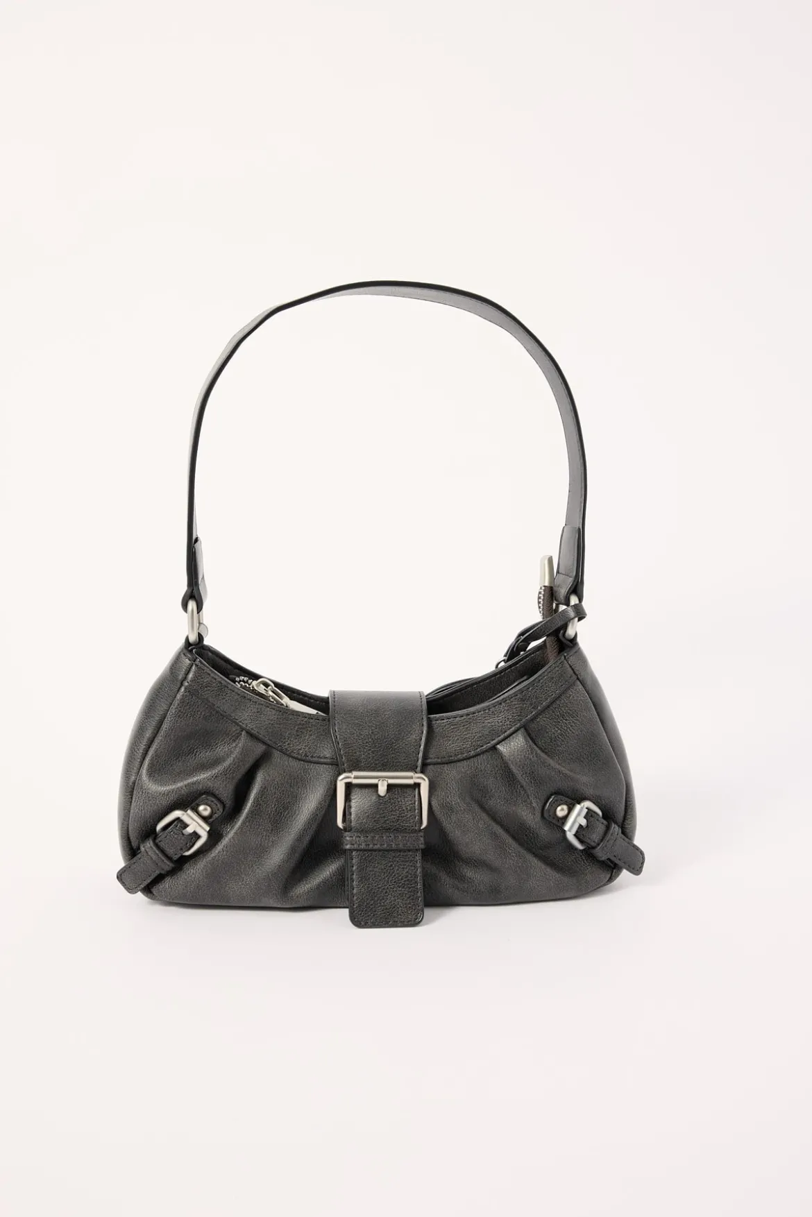 Memento Metal Keyring Bag Charcoal