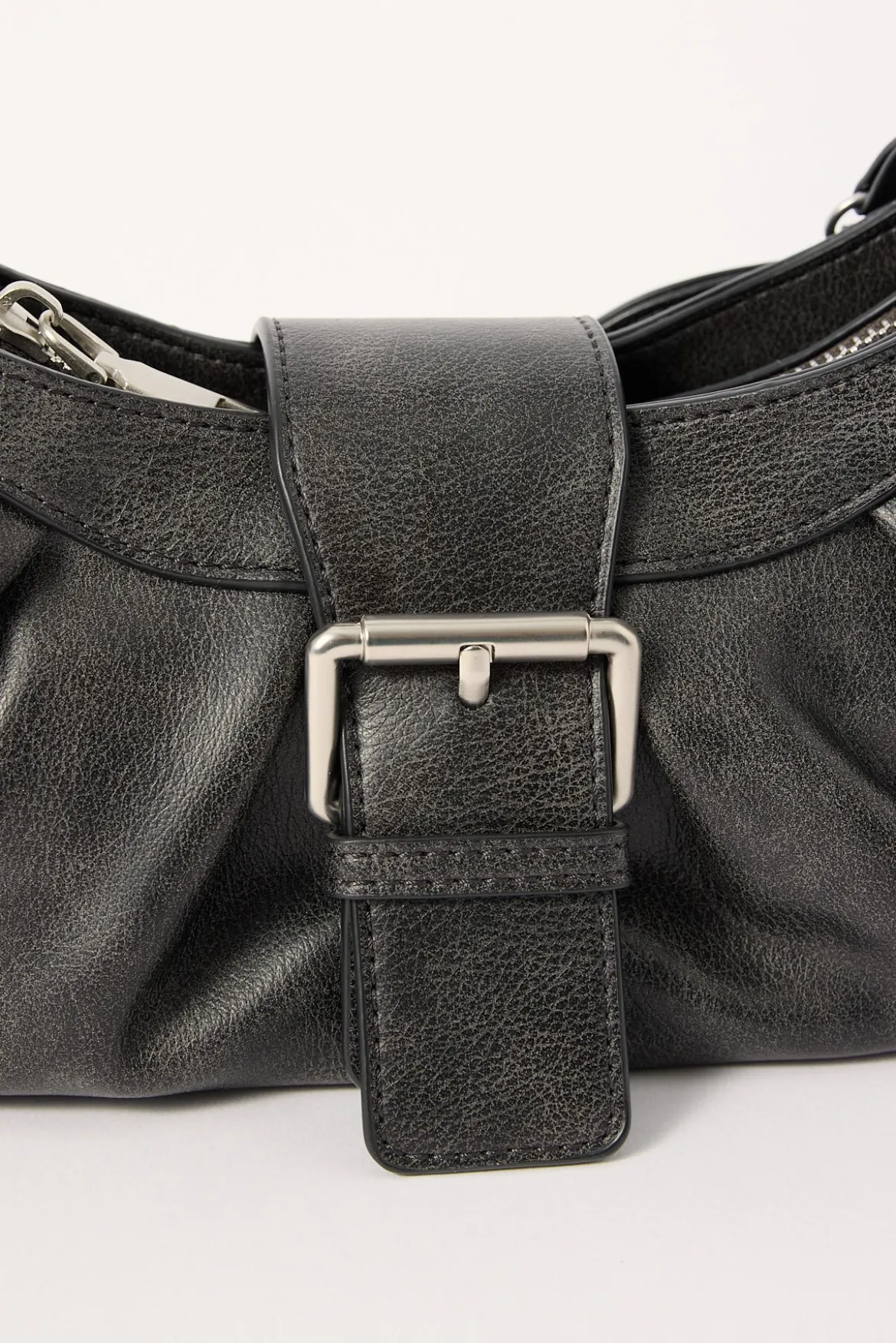 Memento Metal Keyring Bag Charcoal