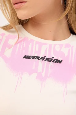 Menace Baby Tee White