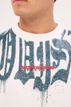 Menace Street Super Heavy Tee White