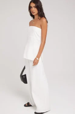 MENORCA LINEN PANT White